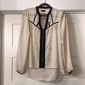 Sheer bling blouse